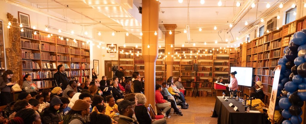 photo from read across nye at strand bookstore