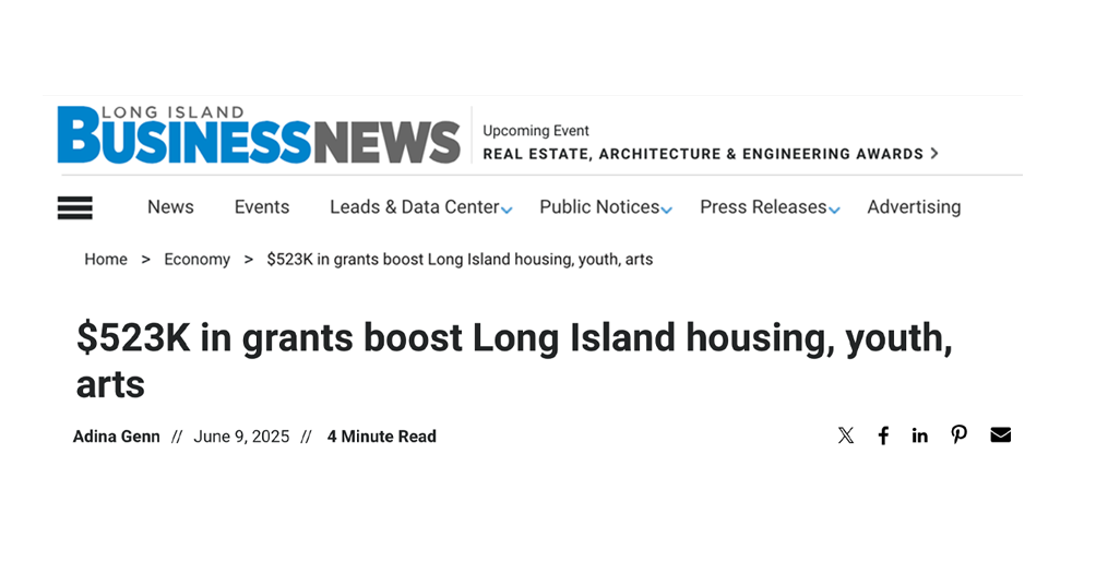 Long Island Business Article Graphic